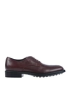 Tod's Lace-up Shoes In Deep Purple