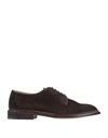 Tricker's Lace-up Shoes In Dark Brown