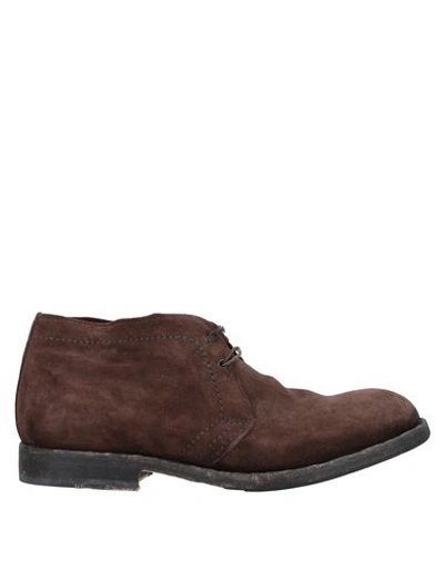 Shoto Ankle Boots In Cocoa