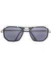 Cazal Oversized Sunglasses In 黑色