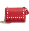 Kate Spade Hayes Street - Hazel Studded Leather Crossbody Bag - Red In Royal Red