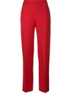 Valentino Straight-leg Trousers - Red