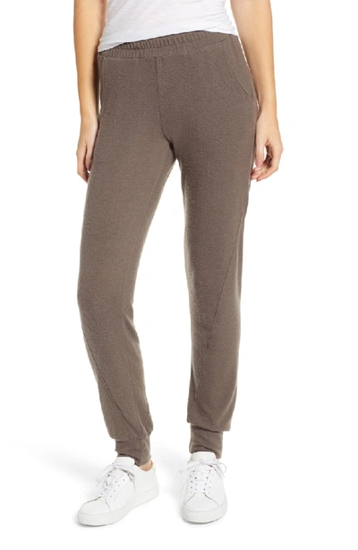 Project Social T Calhoun Cozy Seamed Sweatpants In Olive