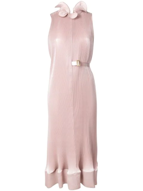 tibi pink dress