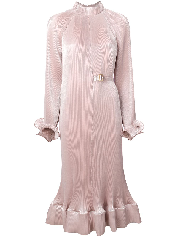 tibi pink dress