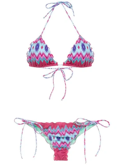 Brigitte Printed Bikini Set In Etnico