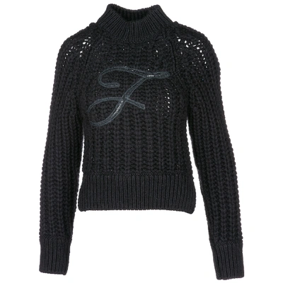 Fendi Women's Jumper Sweater In Black