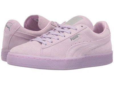Puma - Suede Classic Mono Ref Iced (orchid Bloom/ Silver) Women's Shoes |  ModeSens