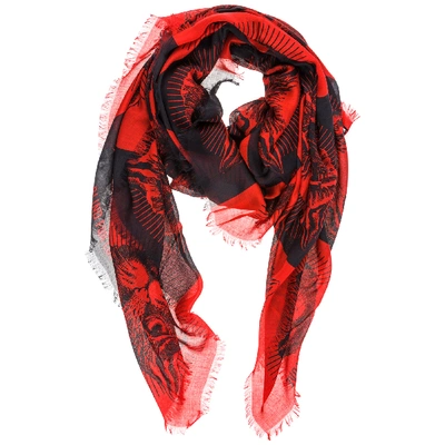 Gucci Men's Scarf In Red