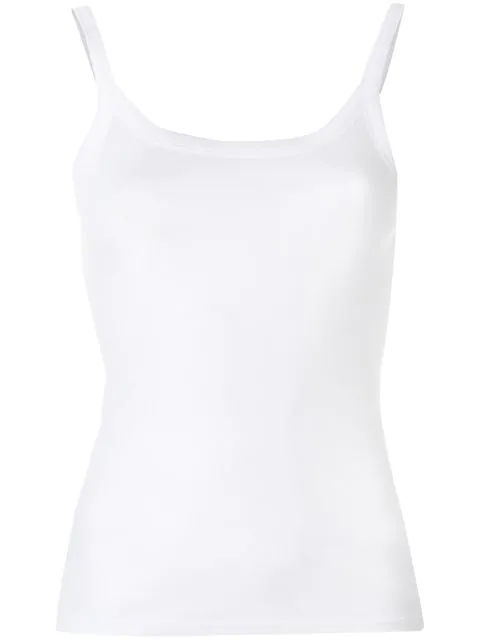 vince white tank top