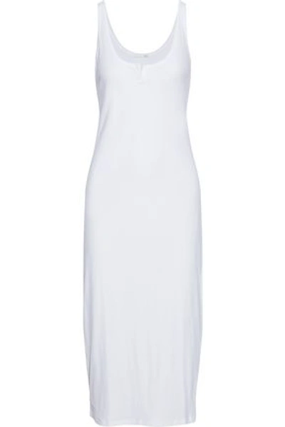 Skin Pima Cotton-jersey Nightdress In White