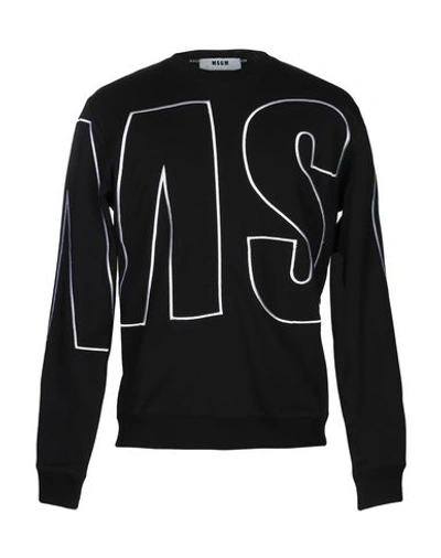 Msgm Sweatshirt In Black