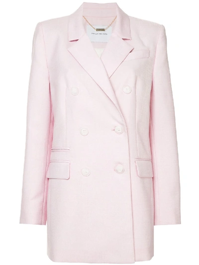 Camilla And Marc Philomena Double-breasted Blazer - Pink