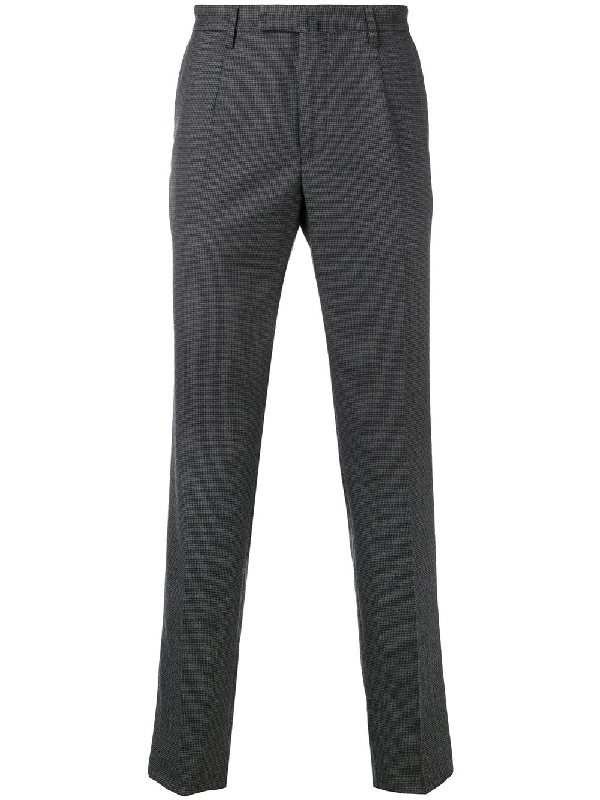 Incotex Patterned Tailored Trousers - Grey | ModeSens