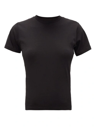 Hanes X Karla The Crew Cotton-jersey T-shirt In Black