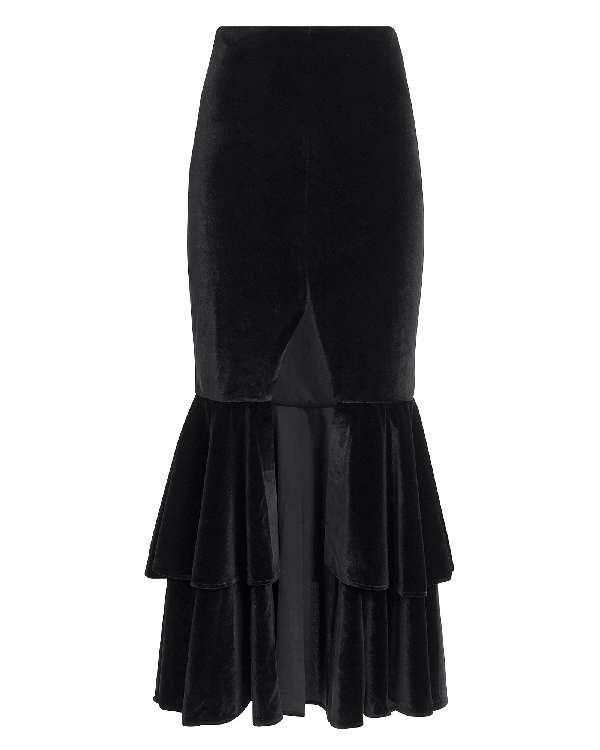 patbo bo ruffle midi dress