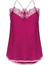 Iro Berwyn Silk Camisole Top, Red In Pink