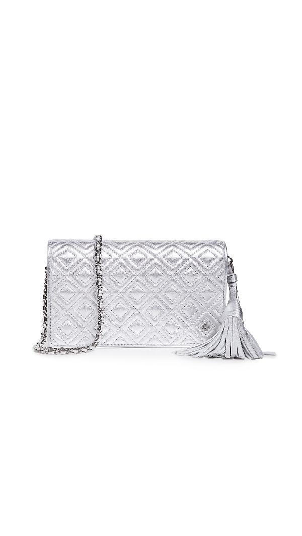 tory burch silver purse