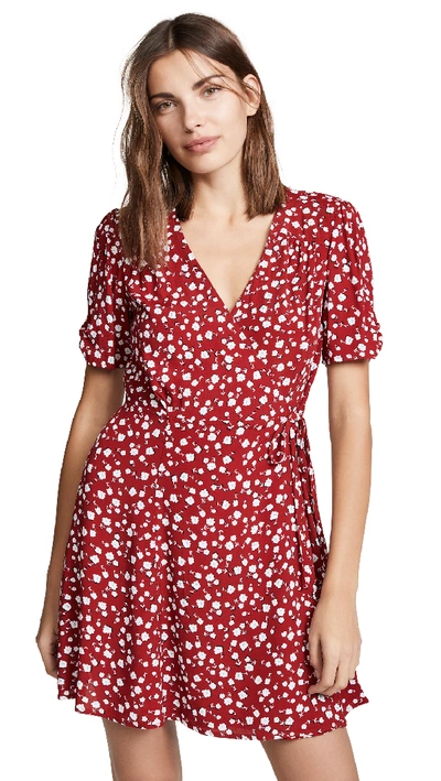 Minkpink Shady Days Tea Dress In Wine