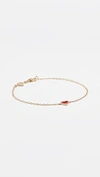 Alison Lou 14k Diamond Heart Bracelet In Red