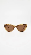 Garrett Leight X Clare V Women's Cat Eye Sunglasses, 47mm In Sunflower/oak