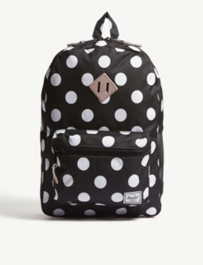 Herschel Supply Co Heritage Youth Xl Polka-dot Backpack In  display picture 2
