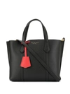 Tory Burch Perry Small Tote Bag In Black