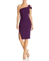 Likely Packard One-shoulder Dress In Potent Purple