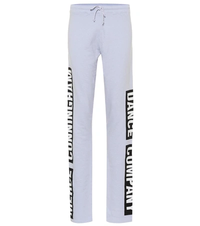 Acne Studios Cotton Trackpants In Blue