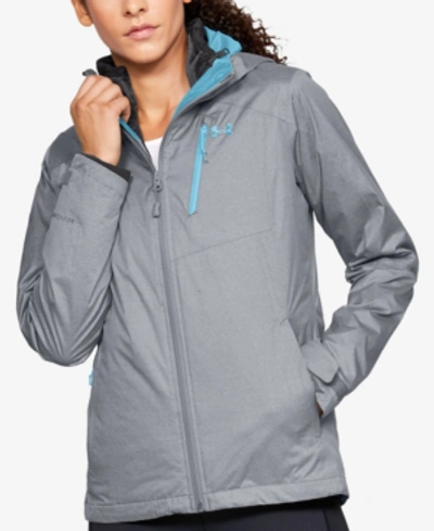 Under Armour Sienna Storm Coldgear Fleece-lined 3-in-1 Jacket In Steel Gray