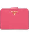 Prada Small Wallet In Pink