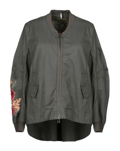 Alessandra Chamonix Jacket In Military Green