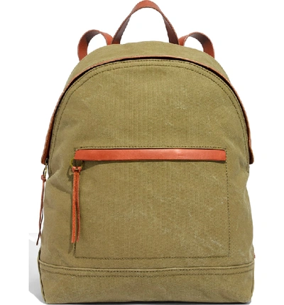 Madewell The Charleston Backpack - Green In British Surplus