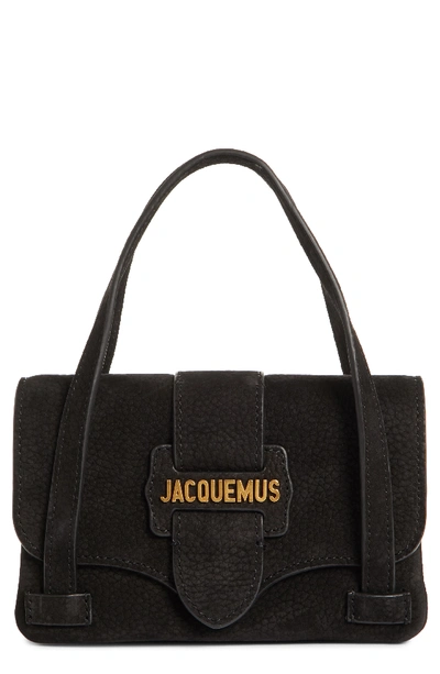 Jacquemus Le Sac Minho Bag - Black In Black Nubuck
