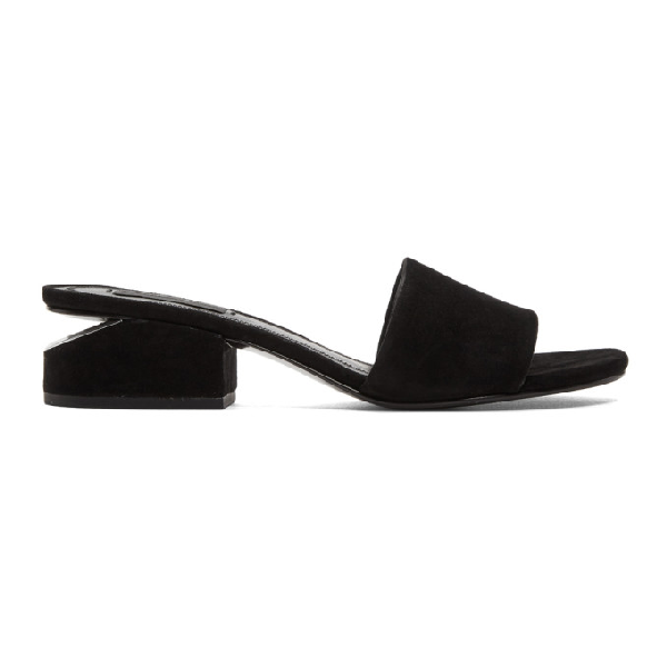 lou lou block heel mule