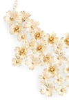 Serefina Cherry Blossom Statement Necklace In Gold