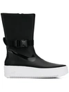 Nike Air Force 1 Sage High Platform Sneaker In Black