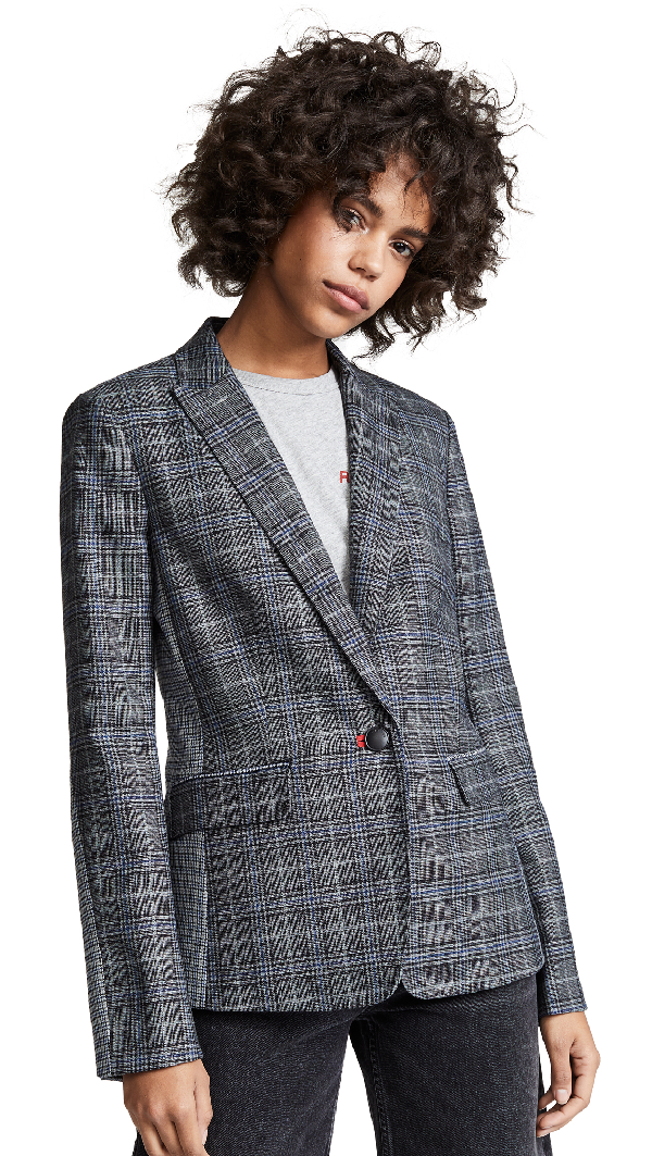 rag and bone lexington plaid blazer