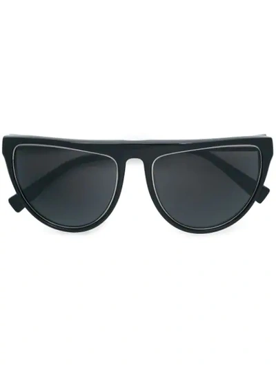 Balmain Cat Eye Sunglasses In 黑色