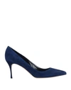 Sergio Rossi Pumps In Dark Blue