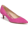 Sam Edelman Dori Pump In Retro Pink Suede