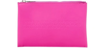 Calvin Klein 205w39nyc Small Clutch In Shocking