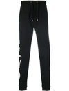 Kenzo Logo Print Track Pants In Black