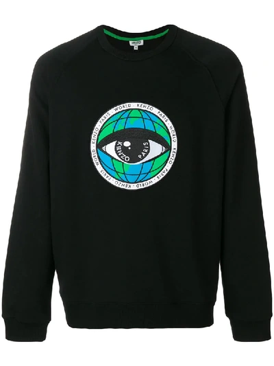 Kenzo Eye Globe Patch Sweatshirt - Black