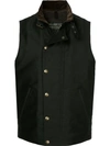 Addict Clothes Japan Press Stud Boa Vest In Black