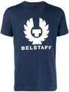 Belstaff Logo Print T-shirt - Blue