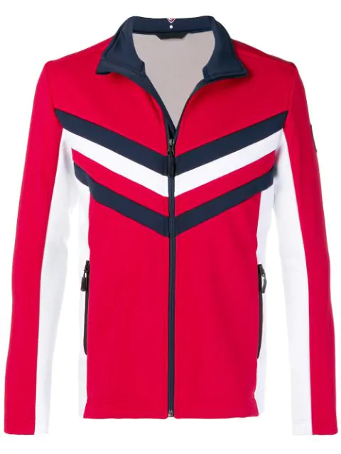Rossignol X Tommy Hilfiger Colour Block Zipped Jacket In 300 | ModeSens