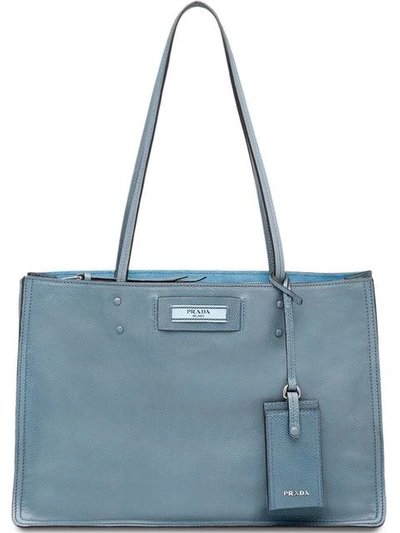 Prada Etiquette Bag In Blue