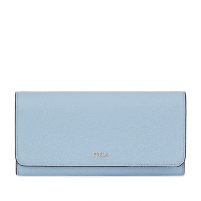 Furla Babylon Bi-fold Caramello F In Blue