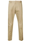 Dsquared2 Cropped Chino Trousers In Neutrals